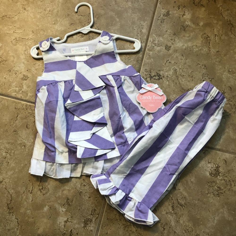 Candy Bean toddler outfit